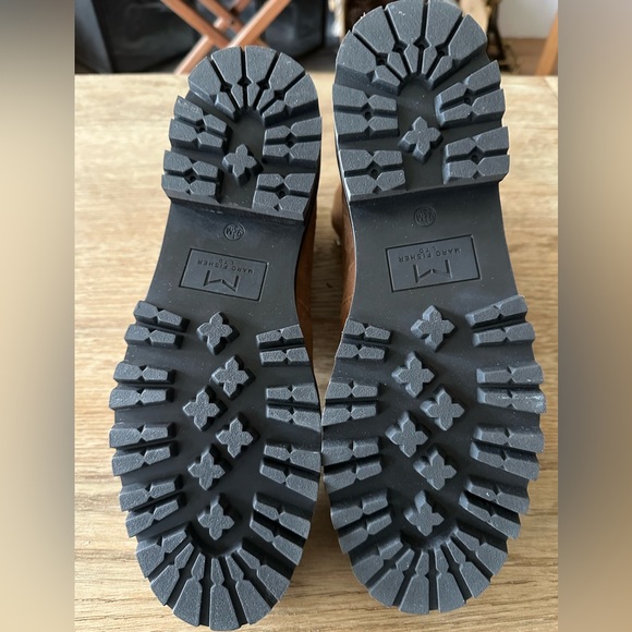 MARC FISCHER Izzie Lugsole Boots New Brown Suede - Picture 15 of 15